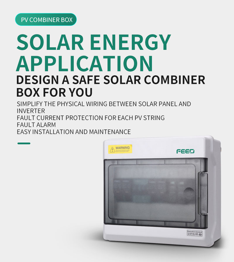 Solar Combiner Box 550VDC 6 In 1 Out